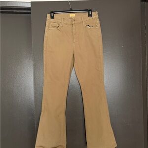 NEW- MOTHER Tan Women's Jeans